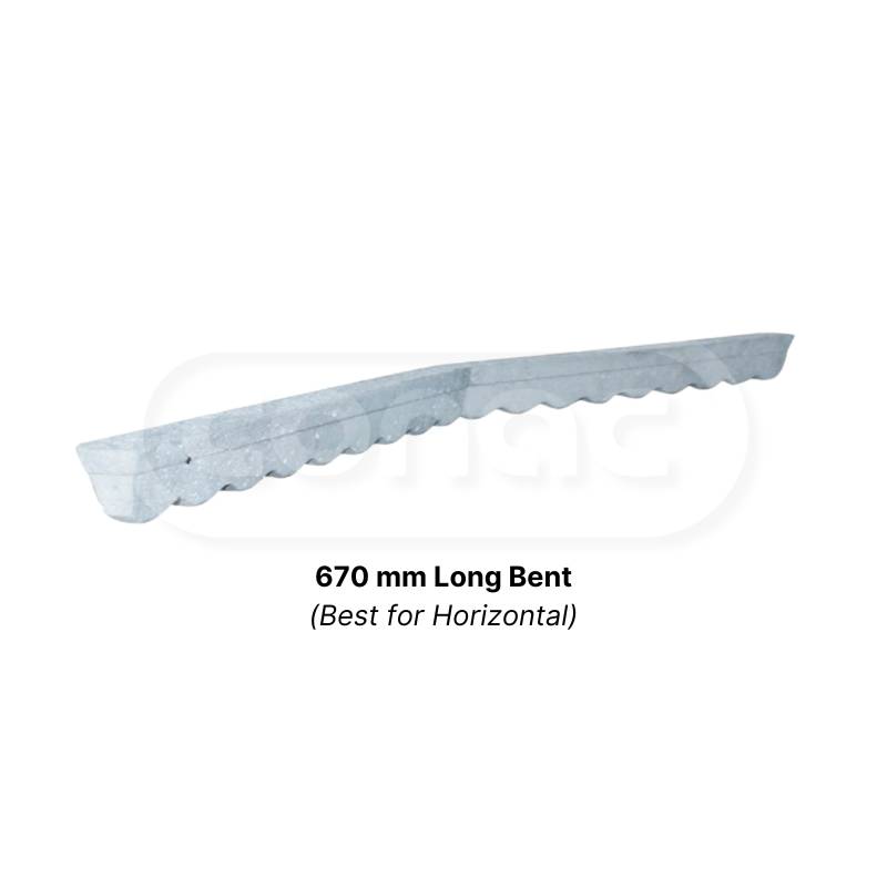 Trapezium Bent 670 / 25 mm Concrete Spacer