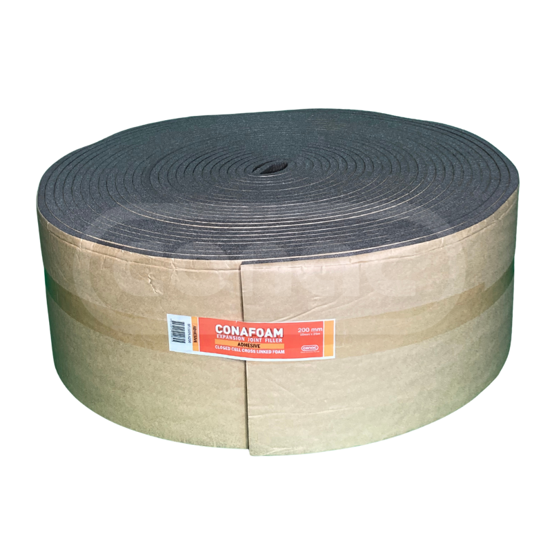 Adhesive Expansion Joint Foam 200mm High - 25m Roll