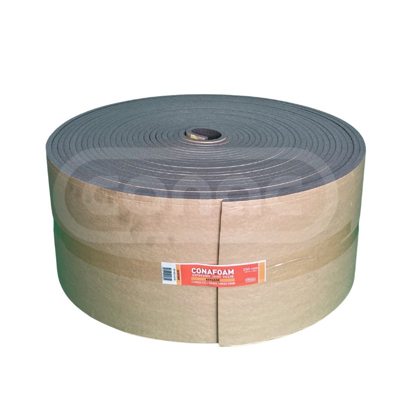 Adhesive Expansion Joint Foam 250mm High - 25m Roll