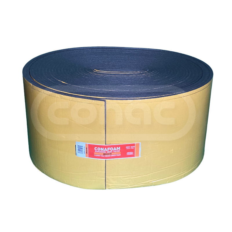 Adhesive Expansion Joint Foam 300mm High - 25m Roll